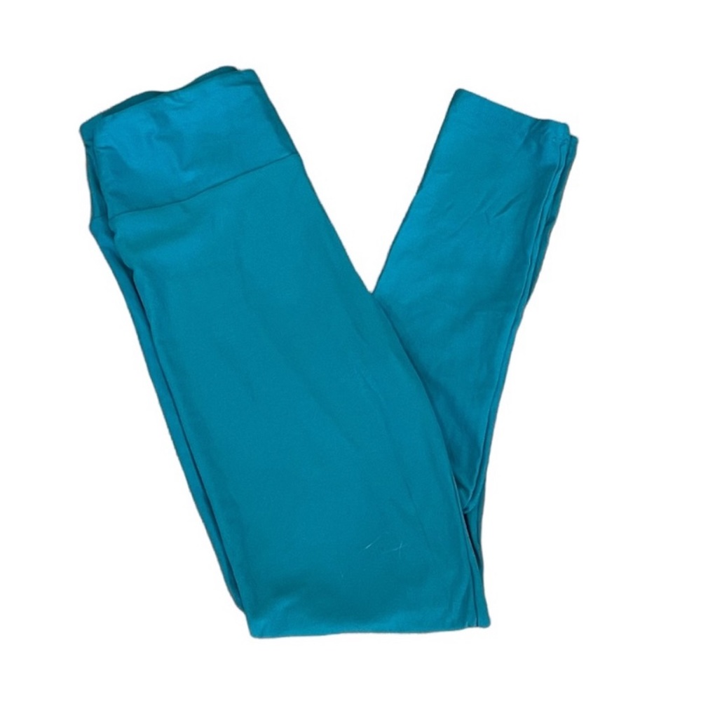 OS LulaRoe Teal Leggings